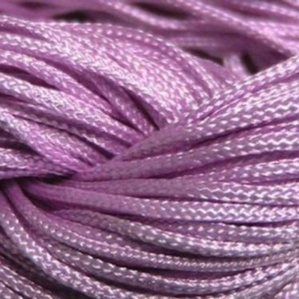 1 Hank ( 30 Metres ) Nylon Braided Braiding Cord Thread 1mm Kumihimo Purple T20