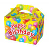 10 Party Food Boxes Loot Lunch Cardboard Gift Boxes Happy Birthday