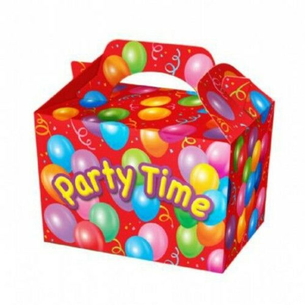 10 Party Food Boxes Loot Lunch Cardboard Gift Boxes Party Time