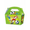 10 x Treat Boxes Cupcake Gift Bags Kids ML Football