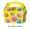 10 x Treat Boxes Cupcake Gift Bags Kids ML Smiley Face