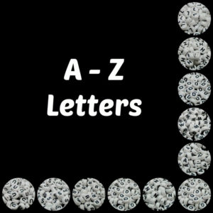100 P100 Pcs WHITE Acrylic Single Letter Coin Beads A - Z Disc Alphabet B100 Pcs WHITE Acrylic Single Letter Coin Beads A - Z Disc Alphabet Bead 7mm MLead 7mm MLcs WHITE Acrylic Single Letter Coin Beads A - Z Disc Alphabet Bead 7mm ML