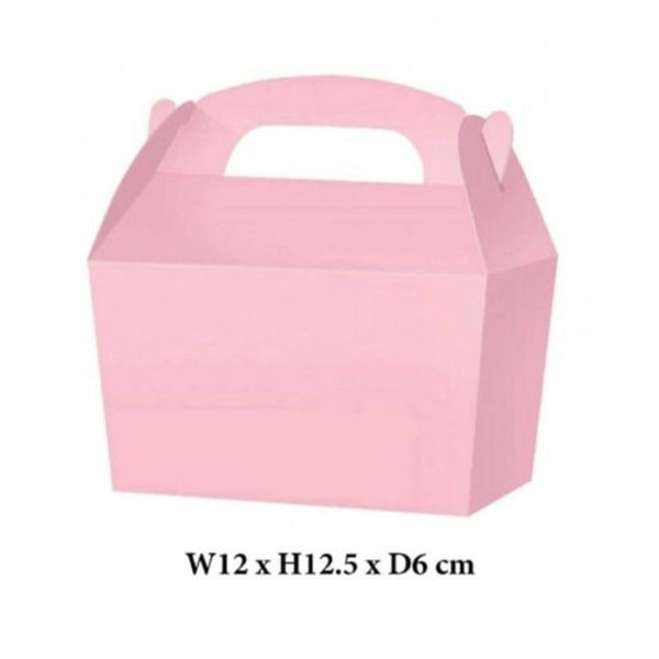 10 x Treat Boxes Cupcake Gift Party Loot Bag ML Baby Pink