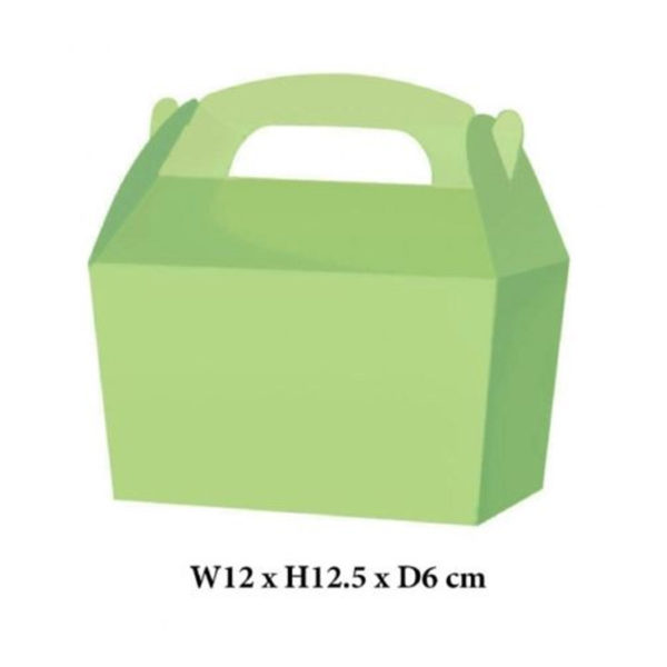10 x Treat Boxes Cupcake Gift Party Loot Bag ML Green