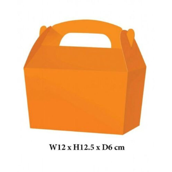10 x Treat Boxes Cupcake Gift Party Loot Bag ML Orange