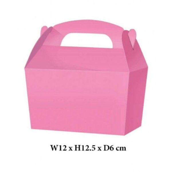 10 x Treat Boxes Cupcake Gift Party Loot Bag ML Pink