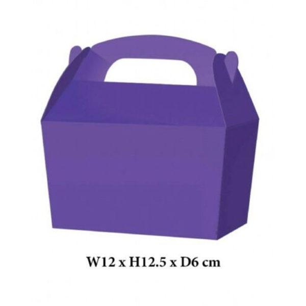 10 x Treat Boxes Cupcake Gift Party Loot Bag ML Purple