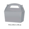 10 x Treat Boxes Cupcake Gift Party Loot Bag ML Silver