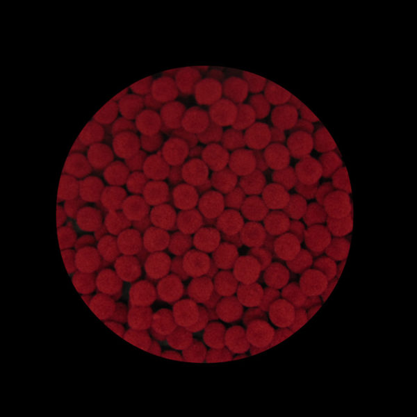 10mm & 15mm Fluffy Craft Pompoms Mini Pom Poms Deep Red