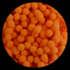 10mm & 15mm Fluffy Craft Pompoms Mini Pom Poms Light Orange