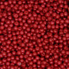 Round Glass PEARL Beads Various Sizes and Colours ML Crimson