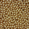 Round Glass PEARL Beads Various Sizes and Colours ML Dark Golden