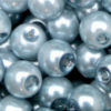 Round Glass PEARL Beads Various Sizes and Colours ML Deep Sky Blue