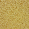 Round Glass PEARL Beads Various Sizes and Colours ML Light Golden