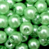 Round Glass PEARL Beads Various Sizes and Colours ML Mint Green