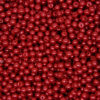 Round Glass PEARL Beads Various Sizes and Colours ML Rich Red
