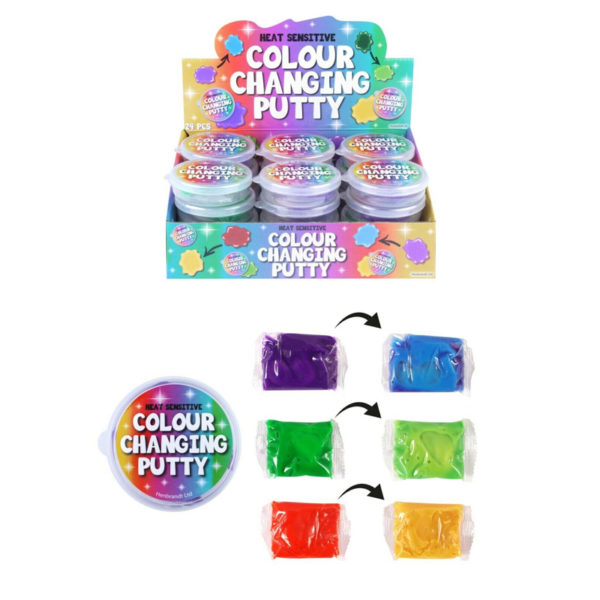 Children's Birthday Party Bag Filler Toys Colour Changing Putty