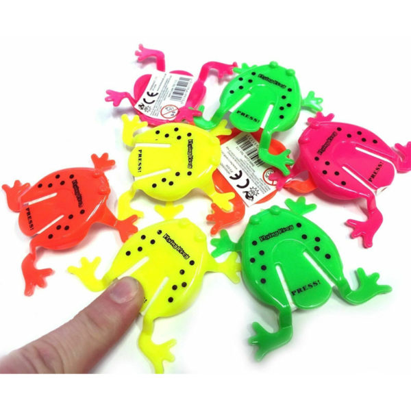 Children's Birthday Party Bag Filler Toys Jumping Frogs
