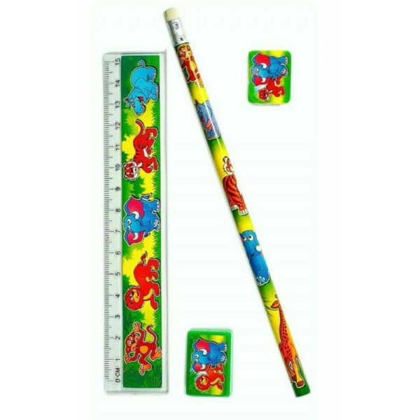 Children's Birthday Party Bag Filler Toys Jungle Pencil Set