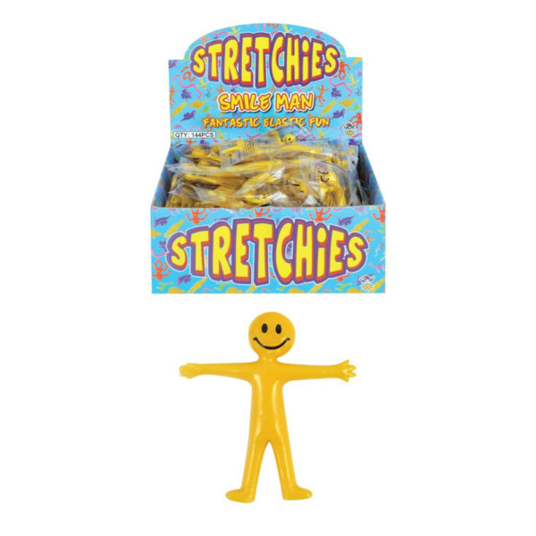 Children's Birthday Party Bag Filler Toys Stretchy Smiley Man