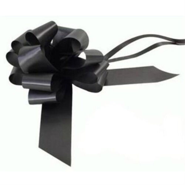 Large 50mm Party Pull Bows Floristry ML Black