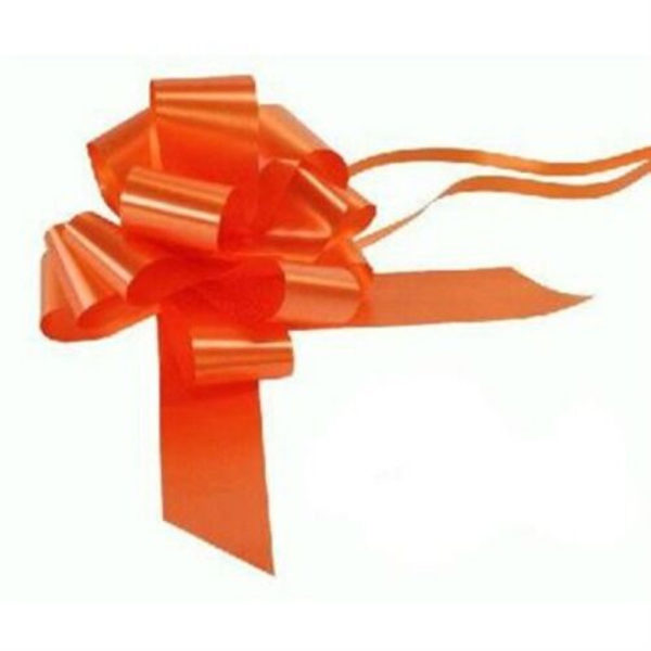 Large 50mm Party Pull Bows Floristry ML Orange