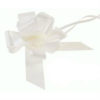 Large 50mm Party Pull Bows Floristry ML White