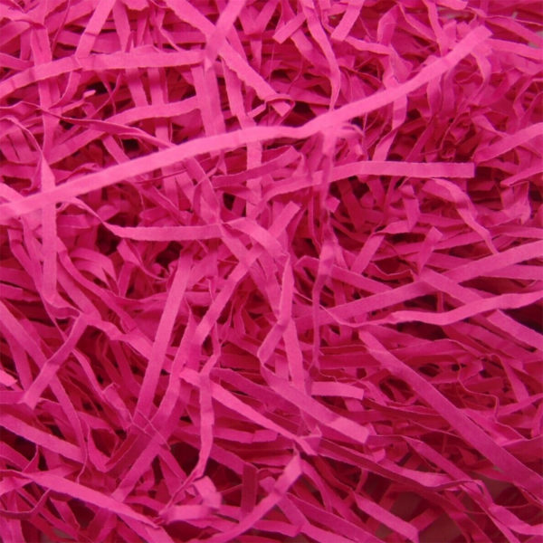 Luxury Shredded Kraft Hamper Paper Gift Box Packaging Filler 100g Cerise