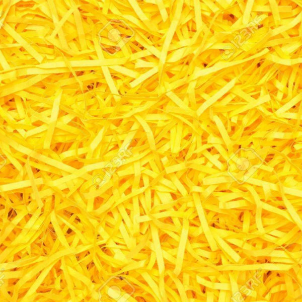 Luxury Shredded Kraft Hamper Paper Gift Box Packaging Filler 100g Yellow