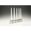 6 x Tapered Dinner Candles NON-DRIP Candles White