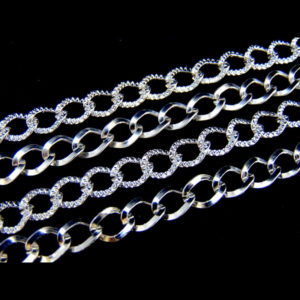 2 Metres Of Large Silver Plated Oval Link Chain 9mm x 6mm Links Jewellery E1