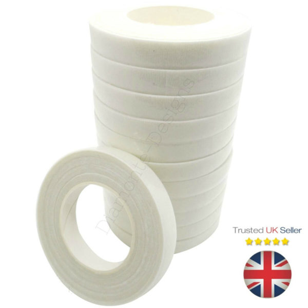 WHITE Florist Stem Tape Wire Floral Work - Buttonholes Craft Floristry