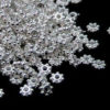 100x 4mm Silver Plated Daisy Spacer Beads Jewellery B15