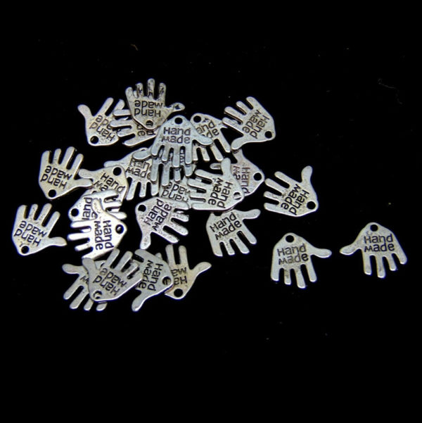 20 Pc 12mm Tibetan Silver 