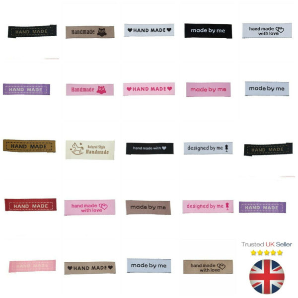 20 Pcs - Woven Labels 