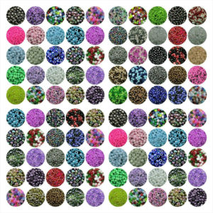30g Pack - Approx 3mm Size 8/0 Glass Seed Beads Jewellery Beading Craft ML