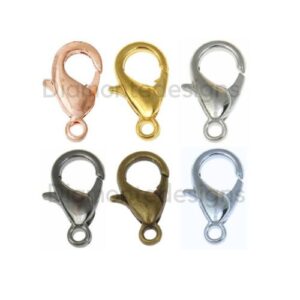 10mm Lobster Clasps Necklace Bracelet Findings Fastener UK