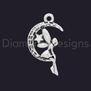 Tibetan Silver Dainty Woodland Fairy Charm Jewellery Pendant Angels
