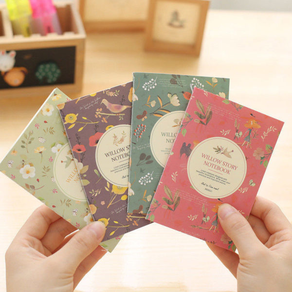 Willow Story Mini Notebook Small Memo Pad Lined Jotter Pocket Note Shopping O3