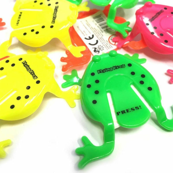 12 x JUMPING FROGS TOY TIDDLYWINK BOYS GIRLS FAVORS BIRTHDAY PARTY BAG FILLERS 