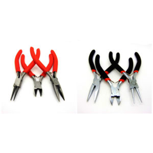 3 Pc Set - Jewellery Making Pliers 1 x Round Nose 1 x Long nose 1 x Side Cutter