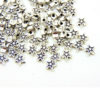 75 Pcs - 4mm Dainty Tibetan Silver Star Spacer Beads Jewellery Craft Beads G64