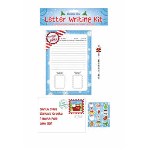 Children's Dear Santa Christmas Letter Kit with Rubbers Pencils Xmas Style 1