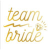 Team Bride Gold Temporary Tattoos Bride To Be Hen Party Do Tribe Squad UK