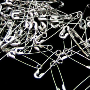 19mm Antique Silver Safety Pins Jewellery Costume Tools Craft Dressmaking Sewing