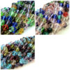 Faceted Crystal Glass Bicone Beads 4mm - 6mm & 8mm Mixed Colours Jewellery ML