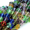Faceted Crystal Glass Bicone Beads 4mm - 6mm & 8mm Mixed Colours Jewellery ML