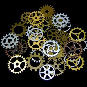 Steampunk Cyberpunk Jewellery Cogs & Gears Watch Parts Craft Arts Jewellery