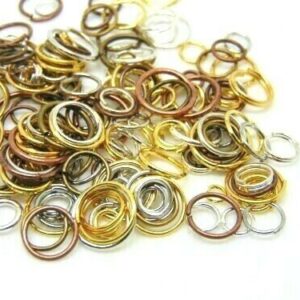 20g of Random Mixed Colour & Mixed Size Jump Rings Jewellery Findings Craft G275