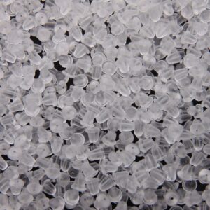 4mm Bell Shape Silicone Rubber Back Earring Stoppers Clear Findings